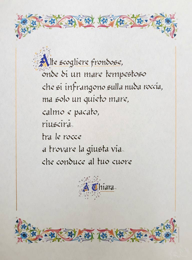 Pergamene Per Idee Regalo Poesie Dediche E Ringraziamenti